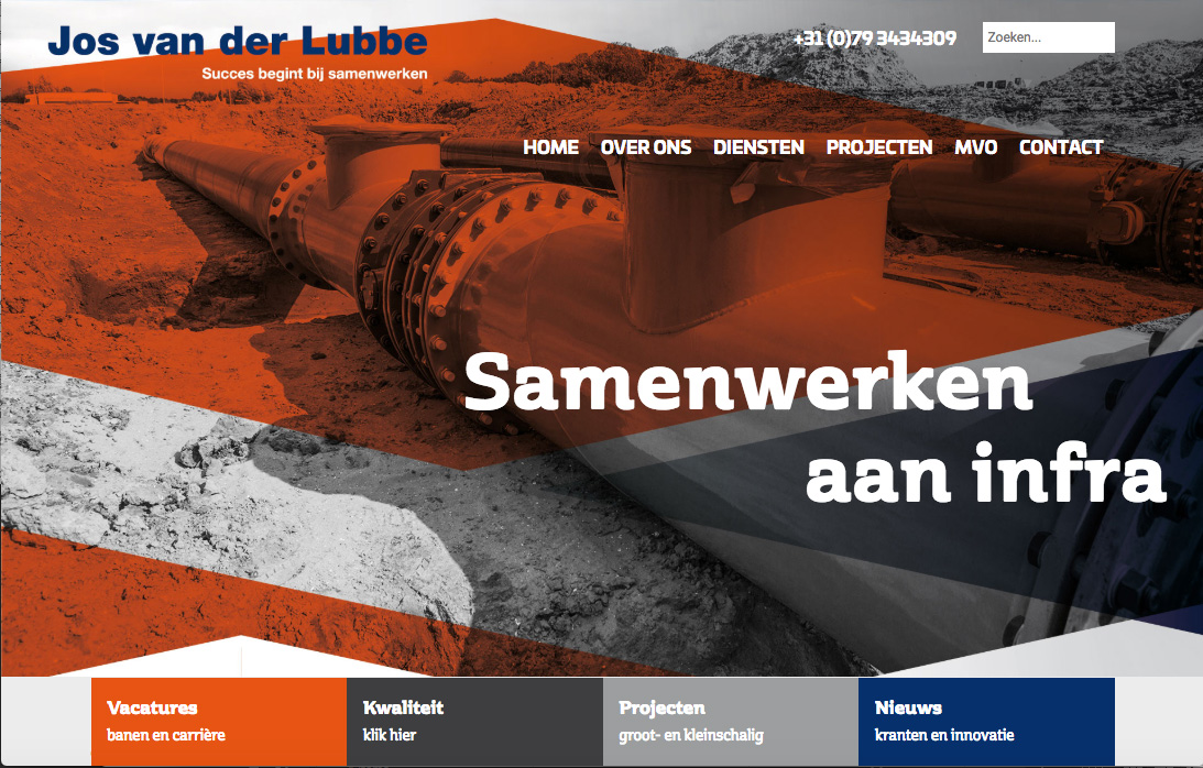 Jos van der Lubbe - Nieuwe website